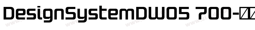 DesignSystemDW05 700字体转换